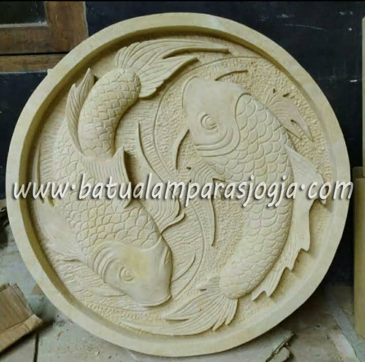 Ornamen batu paras putih - Dekorasi Dinding kamar tidur - Gambar 2